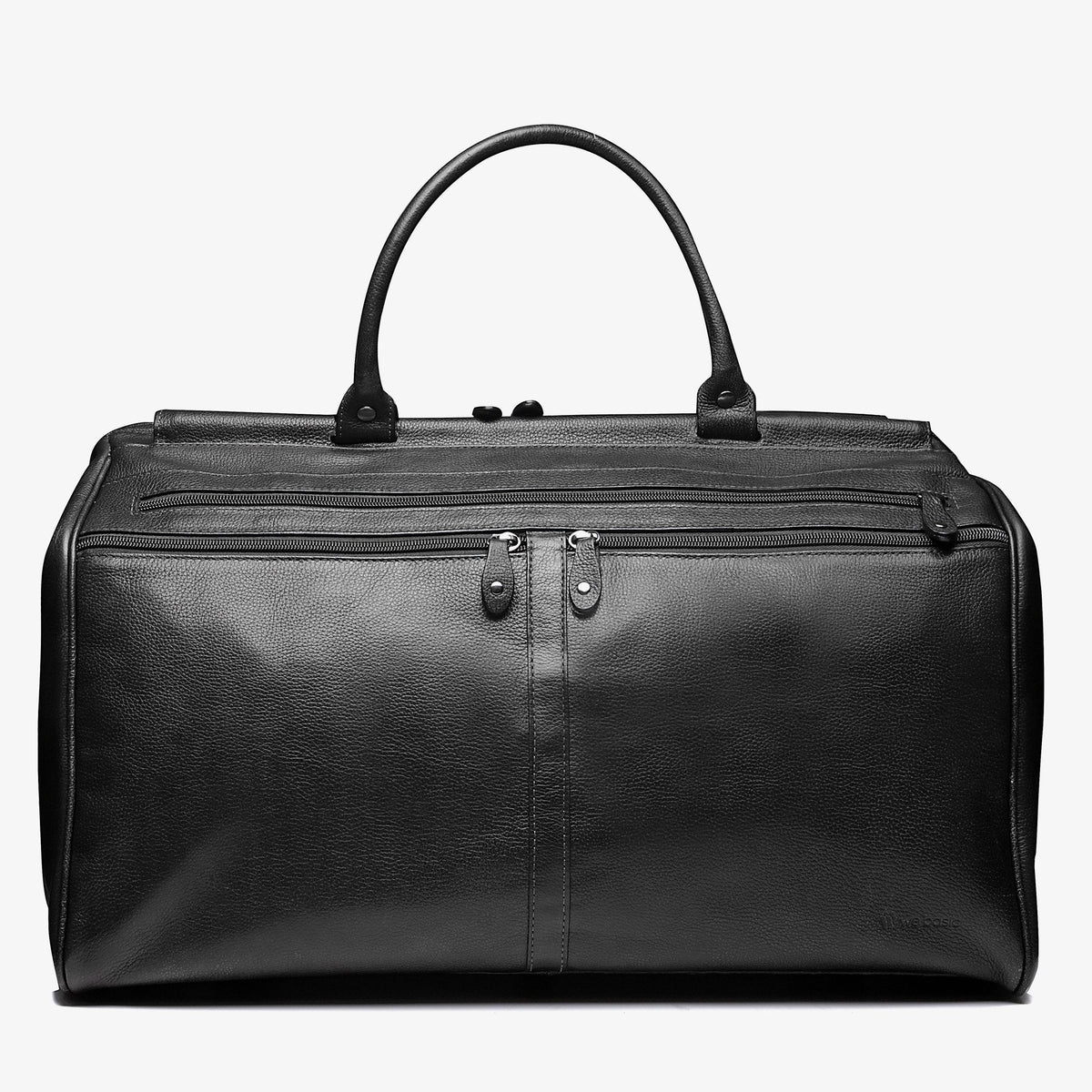 Mala Preta Masculina p/ viagem em couro - Brent