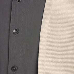 [Leve 3, Pague Só 2] Camisa Dallas Masculina Cardigan em Algodão e Poliéster com Gola Camisa e Design 2 em 1 + BRINDES