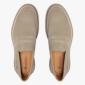 Loafer Tratorado Camurça Cinza - Arnold