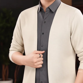 [Leve 3, Pague Só 2] Camisa Dallas Masculina Cardigan em Algodão e Poliéster com Gola Camisa e Design 2 em 1 + BRINDES