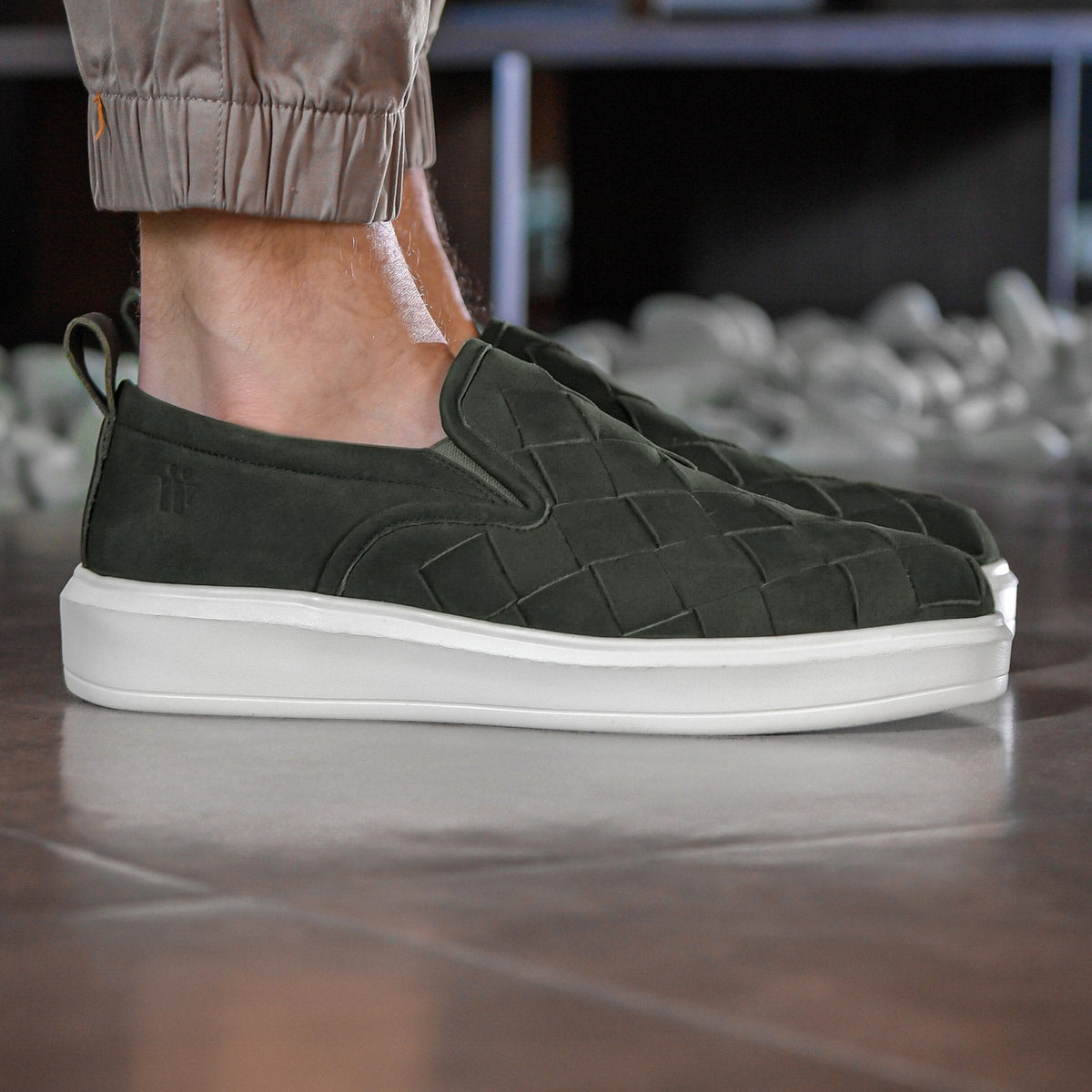 Iate Masculino Tressê - Harvey Verde Militar