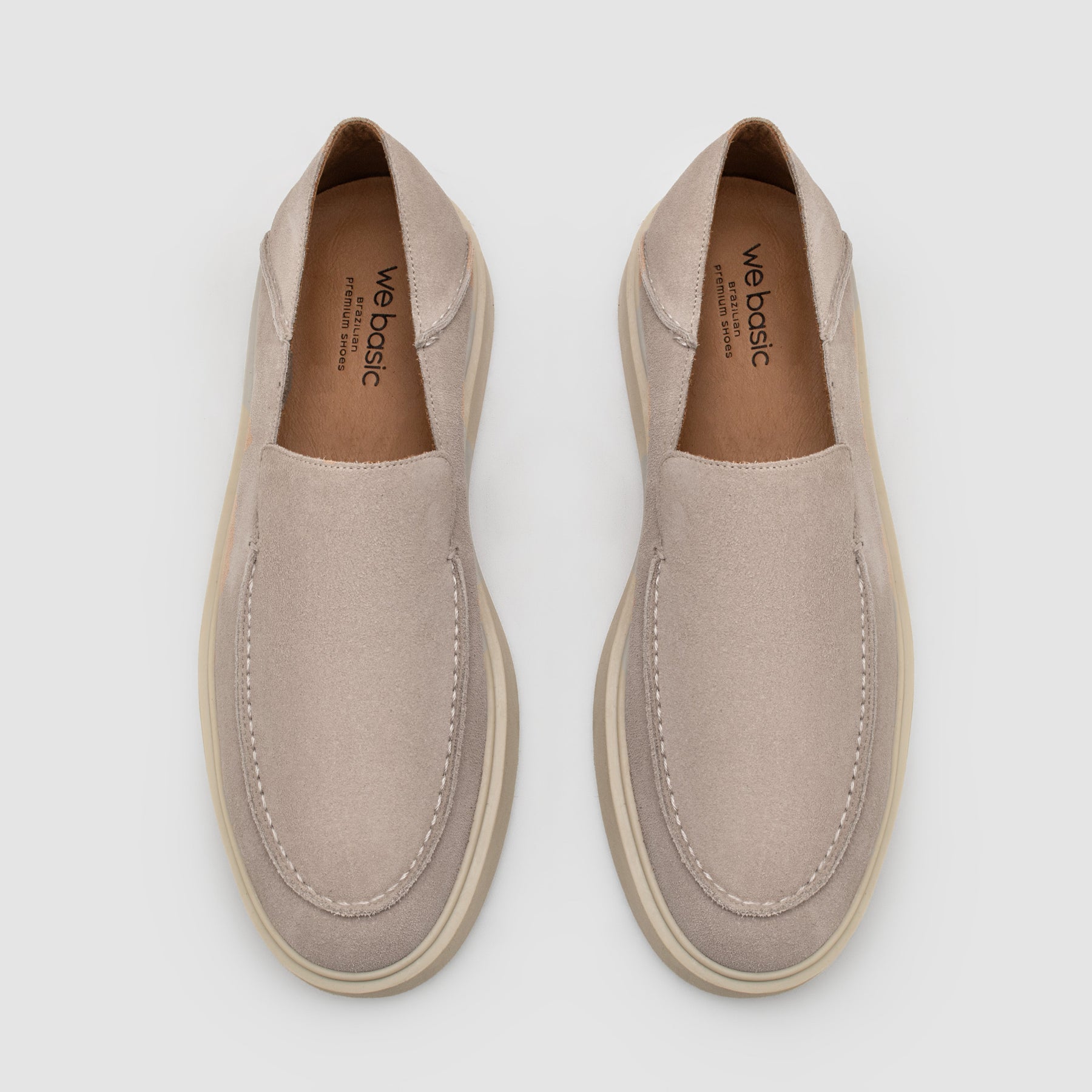 Loafer Masculino Alessio Cinza Claro