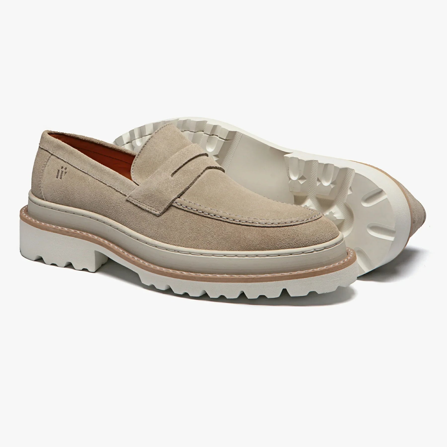 Loafer Tratorado Camurça Cinza - Arnold